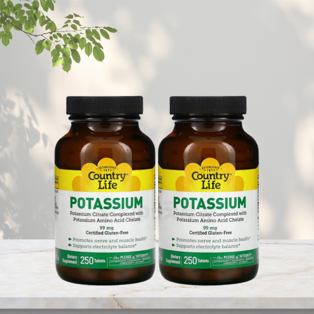 <b>컨트리라이프</b> 구연산 <b>칼륨</b> 포타슘 250정 2개