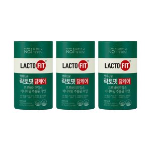 종근당건강 락토핏 당케어 3통 6개월분 라토픽 PBS 혈당 유산균 분말 락토피 가루 프로바이오스틱