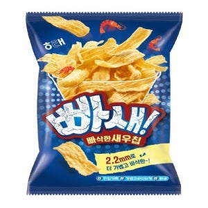 바삭한 새우칩 새우과자 빠새 60G x 12봉