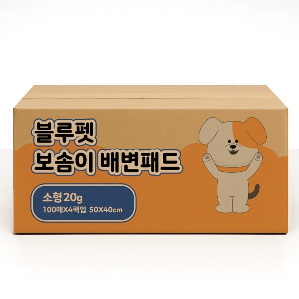 블루펫 강아지 배변패드 소형 20g x 400매 애견