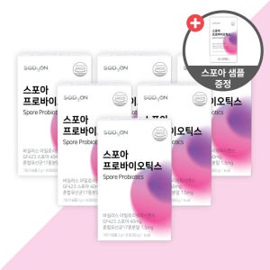 소디온 스포아 프로바이오틱스 GF스포아프로 제노포커스 포자유익균 유산균 30포, 6개