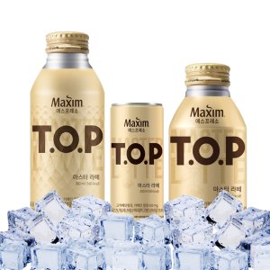 맥심 티오피 마스터라떼 200ml 275ml 380ml 4개씩 총12개 TOP 캔커피