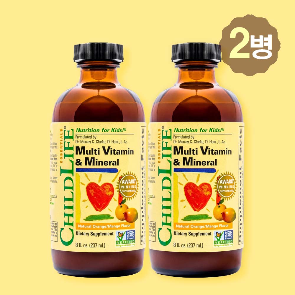 차일드라이프 액상 멀티 비타민 미네랄 237ml X 2SET
