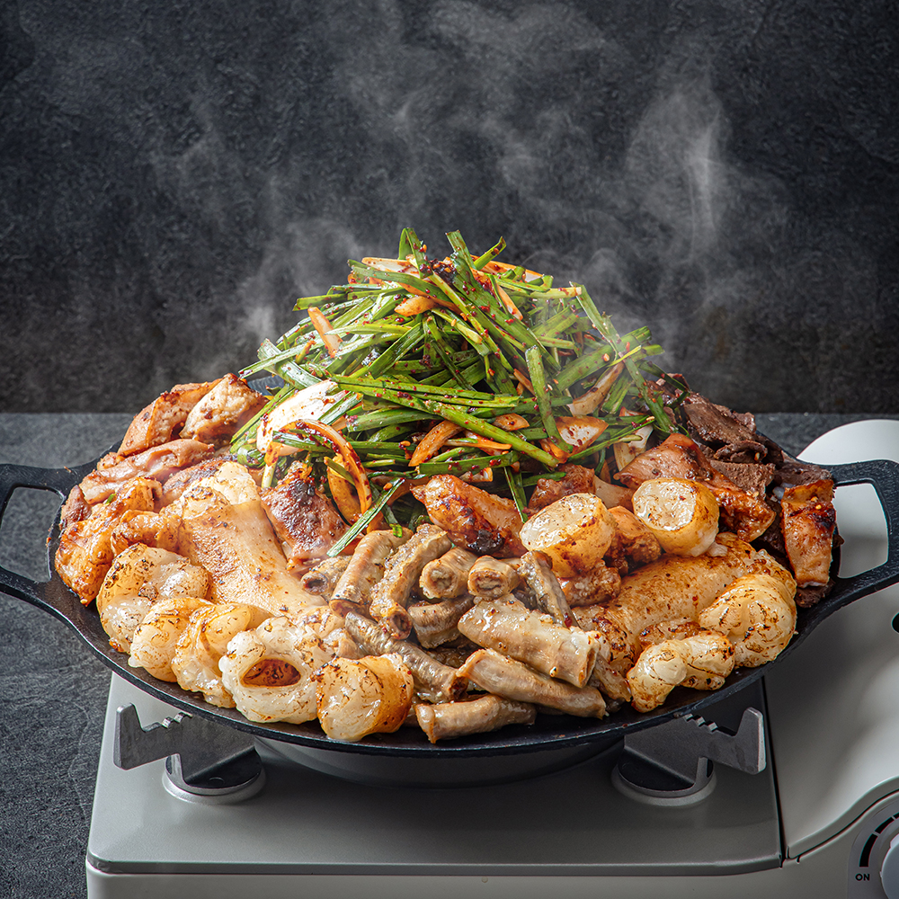 털보삼촌 당일도축 한우 소 곱창 대창 막창 염통 200g 캠핑 밀키트 술안주