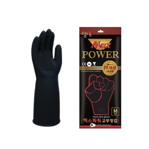 미나리 장갑 수산업 해루질 공업용 안전 장갑 9호 검정 1켤레