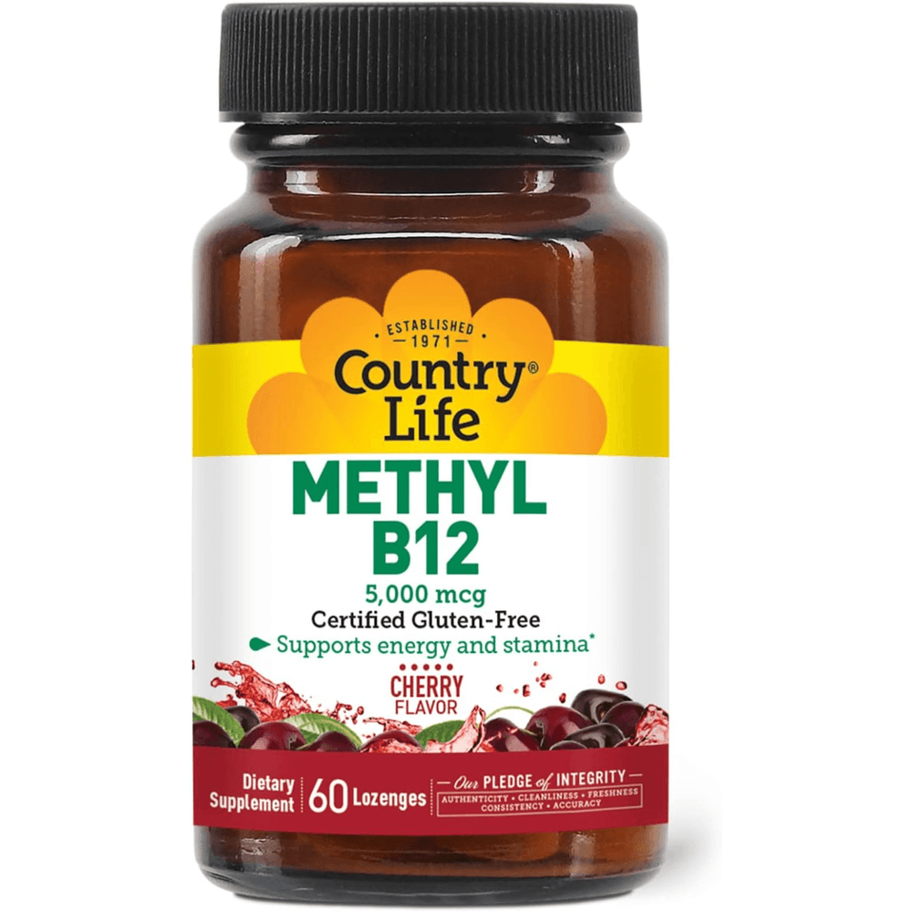<b>컨츄리라이프</b> <b>Country Life</b> 메틸 <b>비타민 B12</b> 5000mcg 60정 메틸코발라민