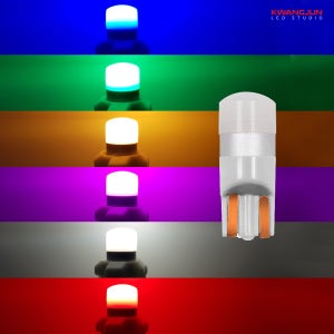 34 광전 T10타입 3030 1구 무극성 면발광 LED 전구 실내등 미등 번호판등