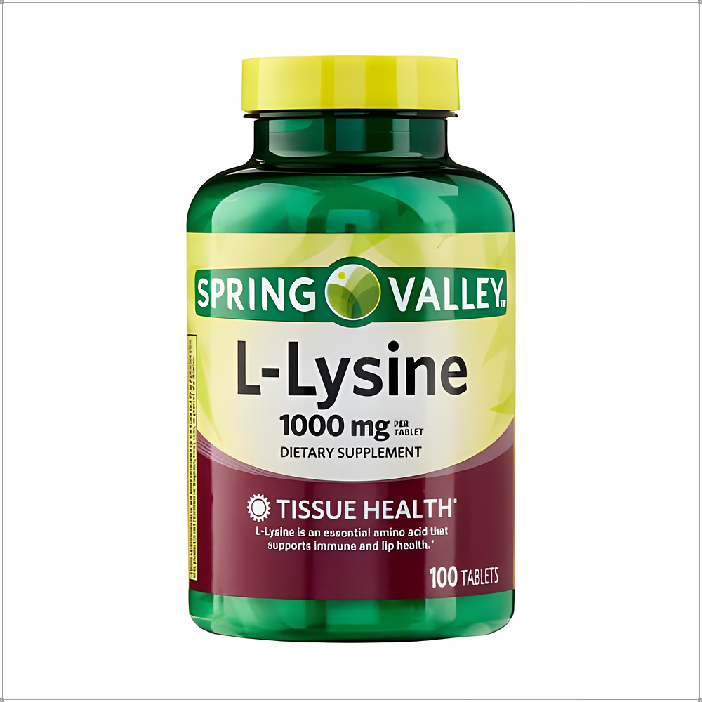 <b>스프링밸리</b> 리신 라이신 1000mg 100정