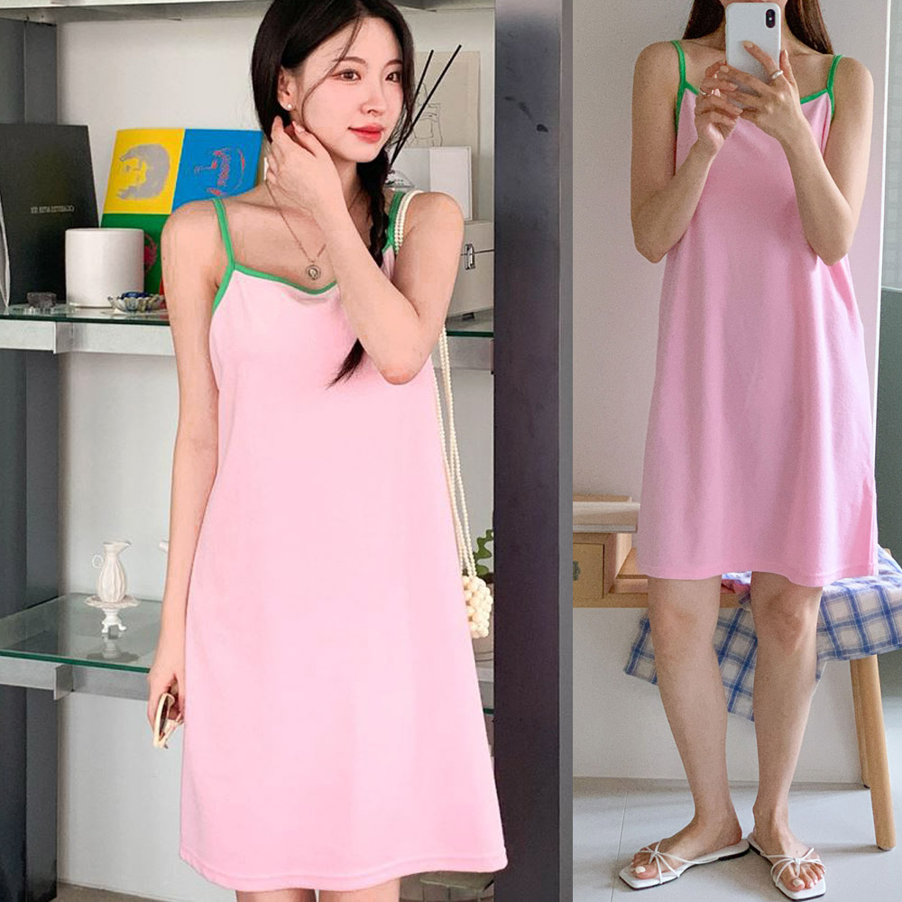 비치 원피스 테리 타올 비키니 수영복 커버 업 비치웨어 휴양지 바캉스 패션