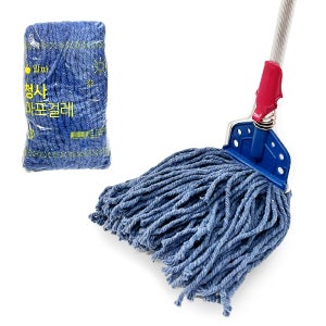 알루미늄자루마포대+걸레1개, 청색 걸레대