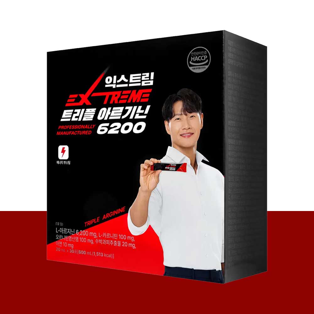김종국 <b>익스트림</b> <b>아르기닌</b> 6200 20ml 30포 코스트코 6000 <b>아르지닌</b>