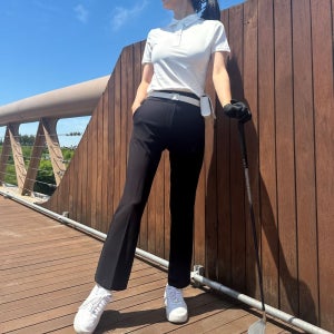 로로얼로이 여성골프바지 밴딩 팬츠 슬림 부츠컷 일자핏 9부 10부 여성골프웨어