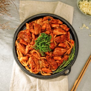 산채만 춘천 수제 신선닭갈비 닭다리살 숯불 캠핑 음식