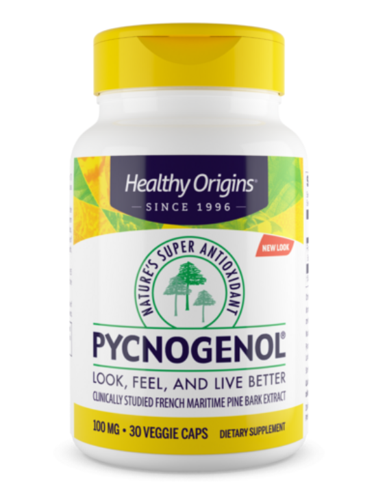 <b>피크노제놀</b> 고약사 헬시오리진스 <b>pycnogenol</b> 100mg 베지 캡, 30정 1개 약들약