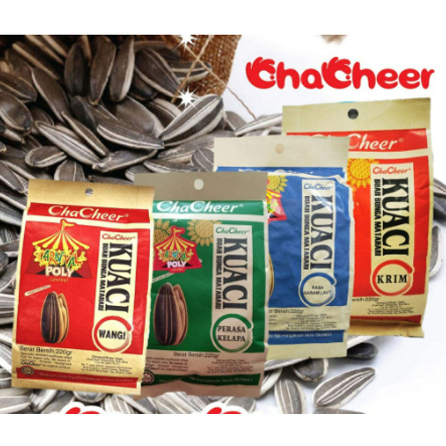 까먹는 해바라기씨 ChaCheer Kuaci Rasa Garam Laut (220g)
