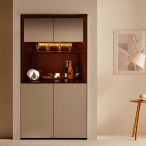 맞춤 홈카페 수납장 800 1853형 인도어형 기본형 주방수납장 빌트인 냉장고장 홈카페장