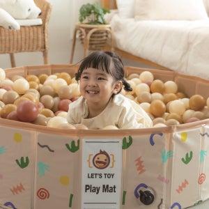 KC인증 토도 접이식 플레이매트 아기볼풀장 촉감놀이매트