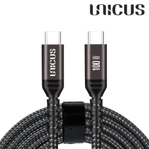 우니쿠스 공식판매점 100W 초고속 C to C USB PD 충전 케이블 E-Marker칩
