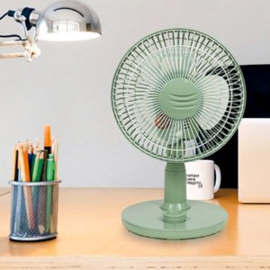 레트로 옛날 신일 인테리어 탁상 용 데스크 미니 꼬마 회전 선풍기