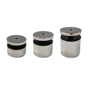 유리 다보 AN-W804-2블랙 (피스-60MM) 유리 브라켓 계단타공난간 난간대