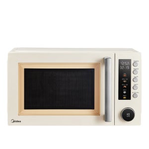 3 in 1 마이디어 플랫 무회전 광파오븐 컨벡션 에어프라이어 전자레인지 25L 아이보리