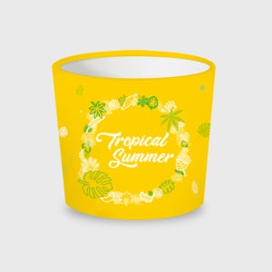 92파이 10온스 13온스 에어 홀더 - 트로피칼썸머 노랑 옐로우 여름 컵홀더 (1Box_500ea)