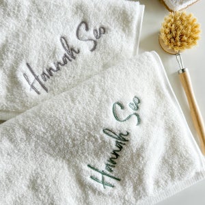 생존 수영 어린이 물놀이 호텔 수건 자수 비치 수영수건 40수 190g