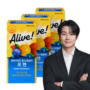 얼라이브 원스데일리 포맨 멀티비타민 60정, 3개