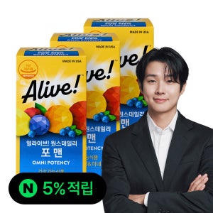 얼라이브 원스데일리 포맨 멀티비타민 60정, 3개