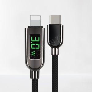 USBCTO라이트닝 모니터 액정달린 충전케이블
