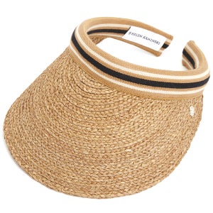 헬렌카민스키 비앙카 스트라이프 여성 바이저 HAT50265 NOUGAT BLACK STRIPE