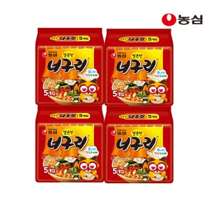 농심 너구리 얼큰, 120g, 20개