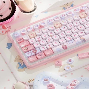 MOA 5면 귀여운 캐릭터 키캡 PBT 염료승화 120키 (13가지)