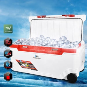 인터맥스 바퀴달린 70L 캐리어 갈치 삼치 대형 어종 낚시 아이스 쿨러 박스