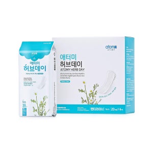 애터미 허브데이 팬티라이너 20개입 4개