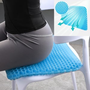 실리콘벌집방석 벌집쿠션 말랑쿨링 사무용통풍시트 의자 기본