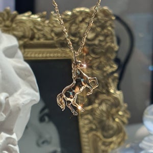 2026 병오년 찰랑시 유니콘 펜던트 14k 18k 행운의 말 목걸이 레드골드 적토마