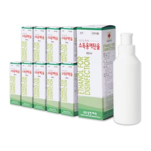 삼현제약 소독용 에탄올 60ml X 10개