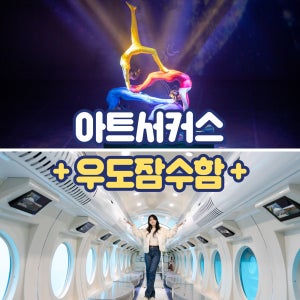 제주 아트서커스+우도잠수함 / 제주도 여행 가족 관광지 이색체험 공연