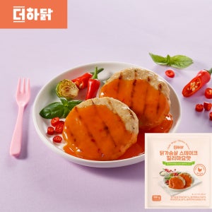 더하닭 닭가슴살 스테이크 칠리마요맛 100g, 10개