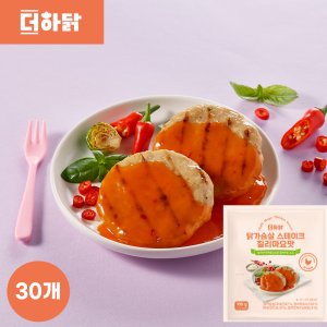 더하닭 닭가슴살 스테이크 칠리마요맛 100g, 30개