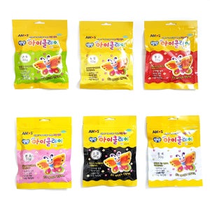 아모스 탱탱 아이클레이 단색 50g 1팩 지퍼백 리필 요술점토 찰흙 칼라점토 만들기 놀이 부자재료