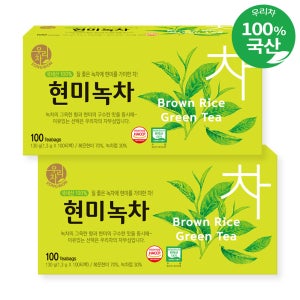 송원 우리차 현미녹차 100Tx2개