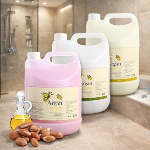 호텔 모텔 숙박업소 목욕탕 아르간 내츄럴 대용량 샴푸 바디 린스 4200ml