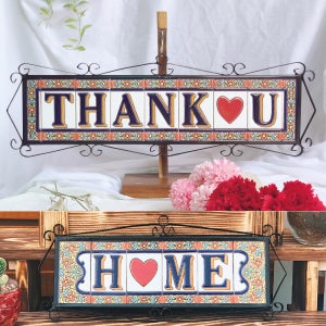 [헤븐센스] 스페니쉬 레터 타일 철재 프레임 M