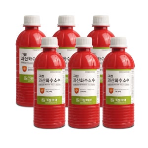 그린 과산화수소수 250ml X 6개