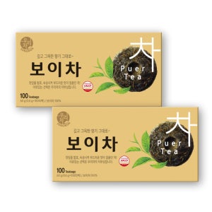송원 우리차 보이차 100Tx2개