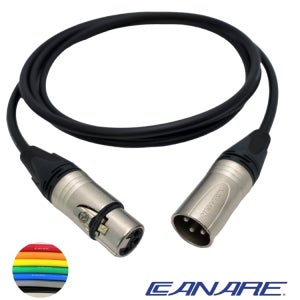 카나레 뉴트릭 커넥터 고음질 XLR 마이크 케이블 캐논 L-2T2S 1m
