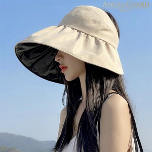 UV자외선차단 여름 돌돌이 썬캡 여성 버킷햇 벙거지모자 보닛햇 바캉스 와이드 레이스