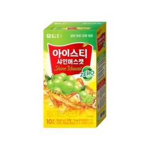 담터 제로슈가 아이스티 샤인머스캣 10T 무설탕 당류 제로